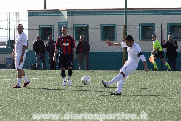 Bruno Frongia calcia la punizione